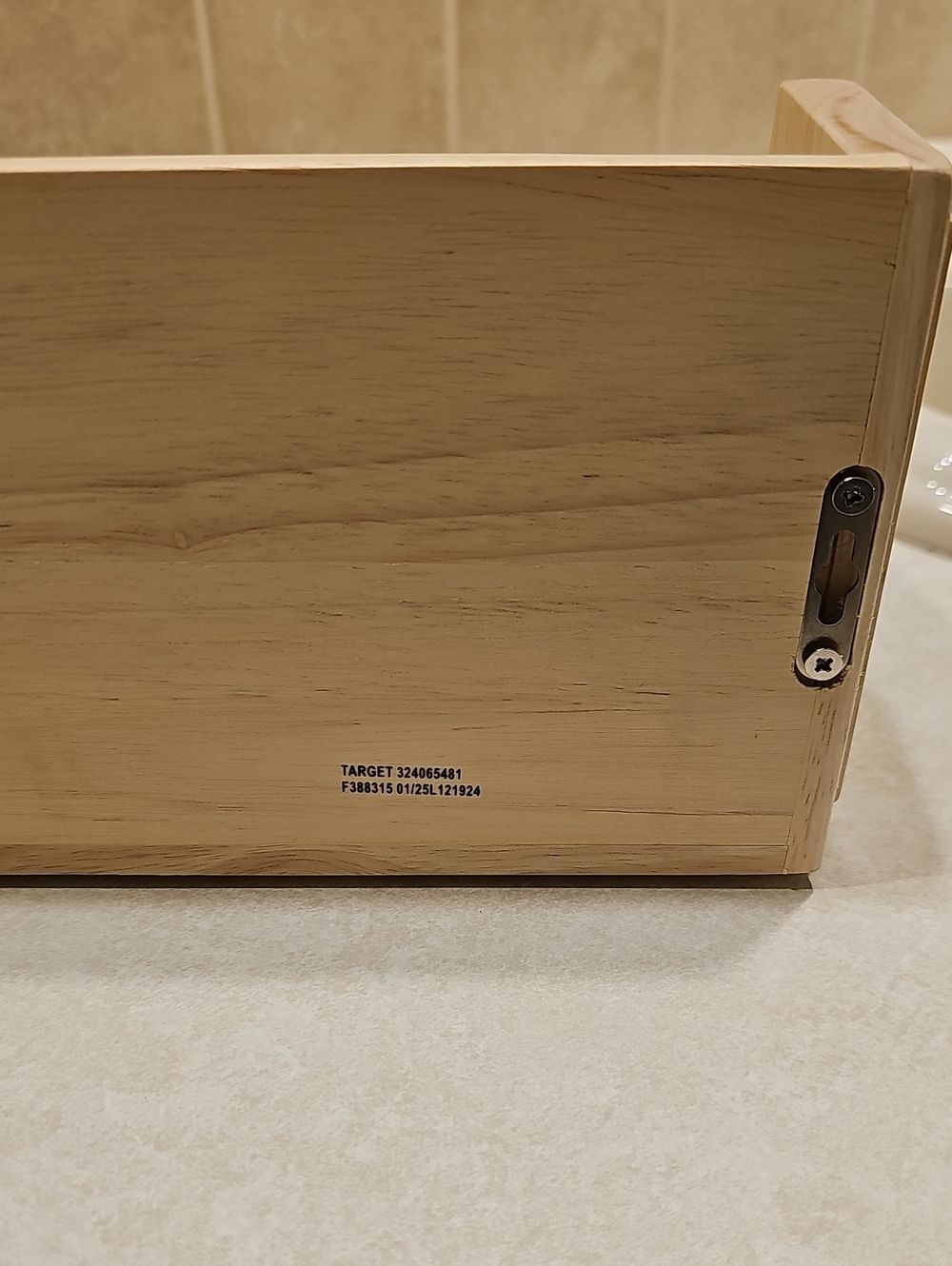 Hearth & Hand 22in. Single Rail Wall Shelf Natural Wood - Picture 8 of 10